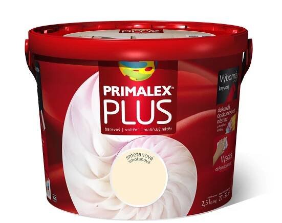 PRIMALEX PLUS barevná interiérová malířská barva na zeď