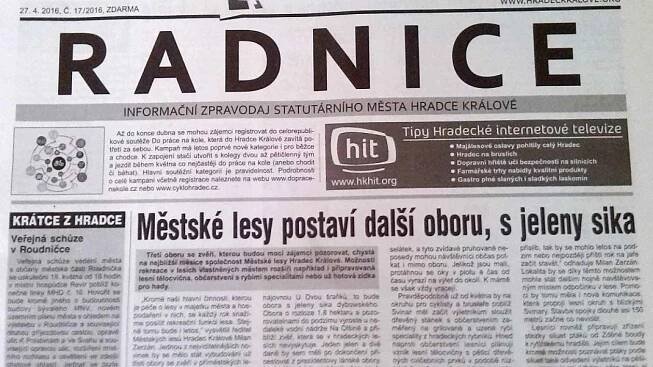 Městský zpravodaj Radnice má novou podobu, chce se odlišit
