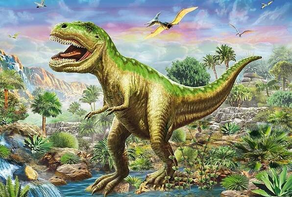 SCHMIDT Puzzle Dinosauří dobrodružství 3x48 dílků