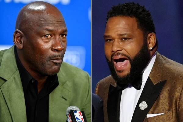 Michael Jordan, Anthony Anderson dominoes