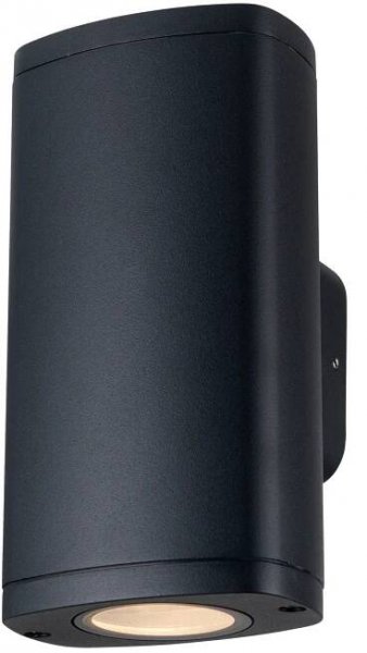 Venkovní nástěnné svítidlo ZEVI 2xGU10/10W/230V IP54 černá