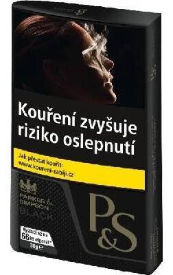 P&S PS Black 30g cigaretový tabák
