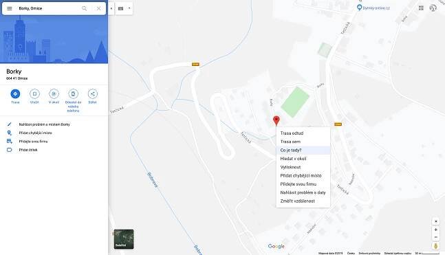 Manuální doplnění GPS do Google map - Wertu Studio