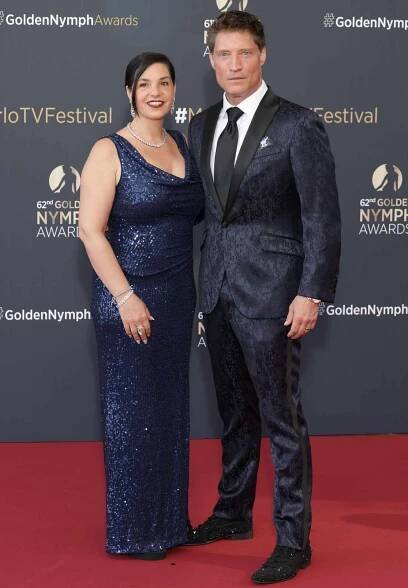 Sean Kanan and his wife Michele Vega attend the 