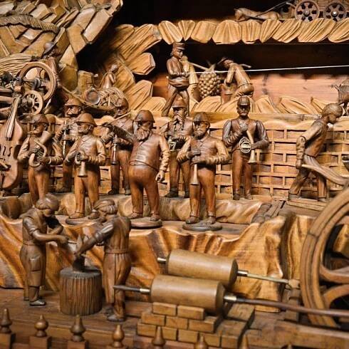 Proboštův betlém - detail | foto: Třebechovické muzeum betlémů