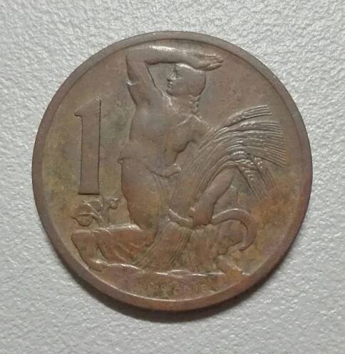 1 Kčs 1922 survivor