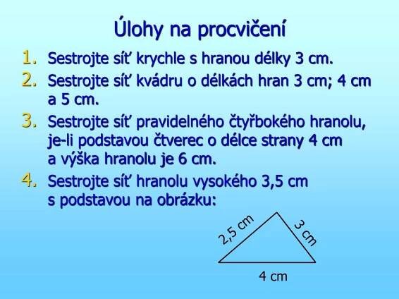 PPT - Kolmé hranoly, jejich objem a povrch PowerPoint Presentation, free download - ID:3754559