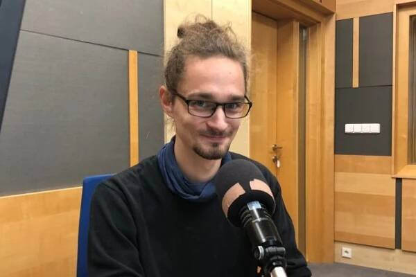 Adam Kořán,  herec Městského divadla Zlín,  moderátor Českého rozhlasu Zlín | foto: Marek Dolina,  Český rozhlas