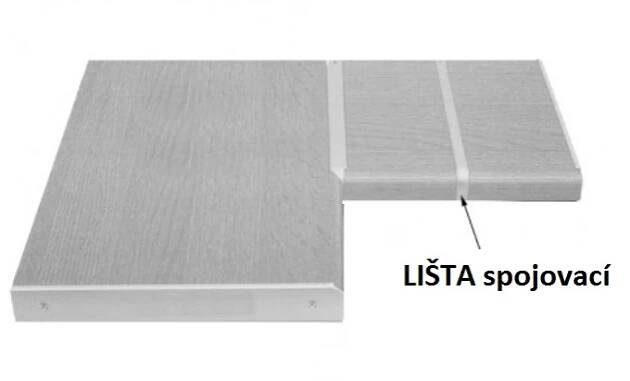 Kuchyňská linka Stolarz-Lempert Lišta SPOJOVACÍ k pracovní desce 28 mm