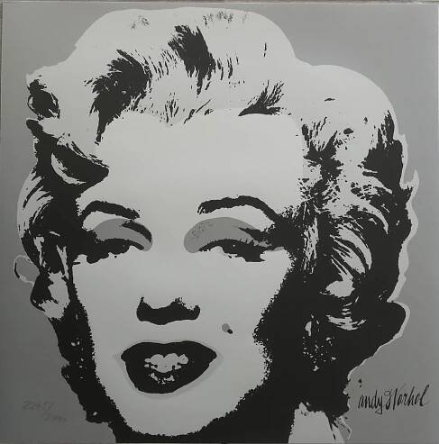 Andy Warhol Marilyn Monroe signed print