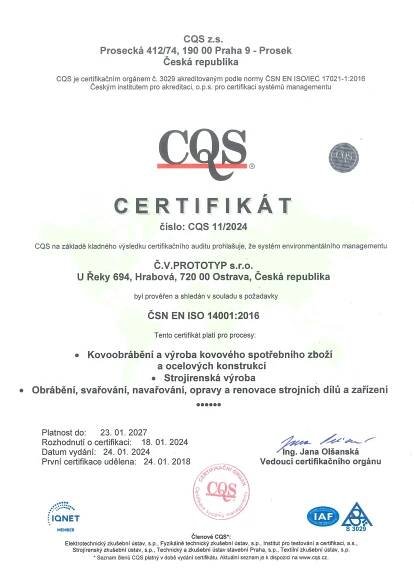 ČV prototyp | Vyrobíme nevyrobitelné