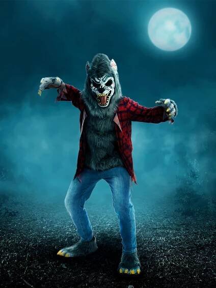 Scary monster costume