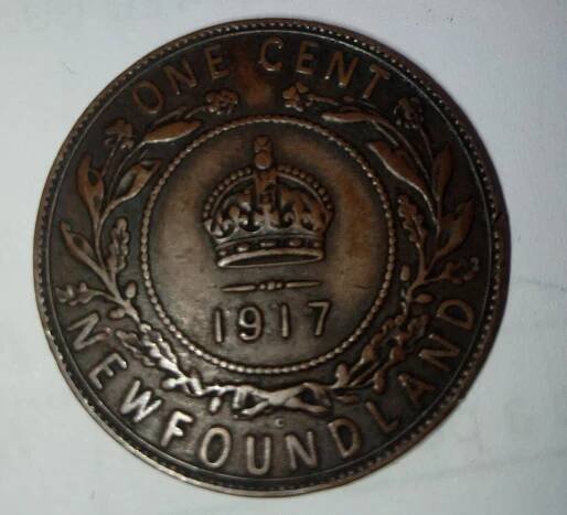 1 Cent, Newfoundland, 1917 - Numismatika