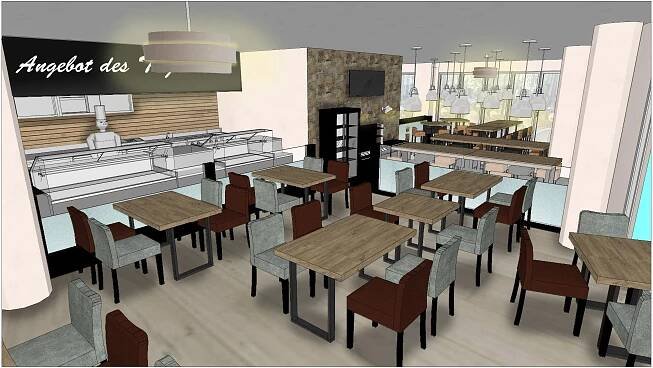 Bistro mit Sitzbereich