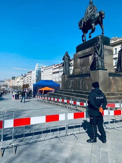 Volného zadržela policie, demonstraci rozpustil magistrát.