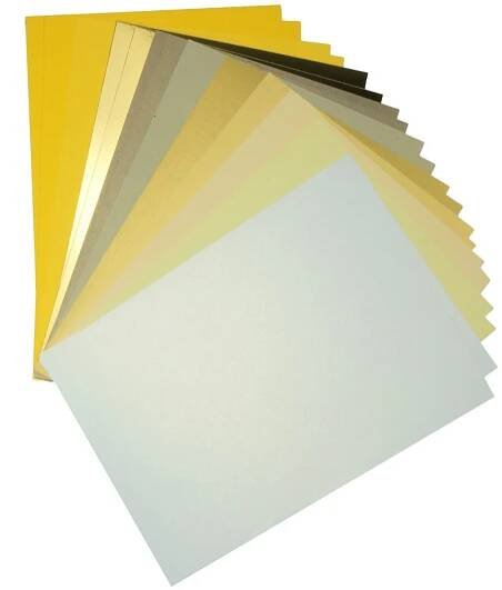 Zestaw papierów kolorowych żółtych pak. 20A4