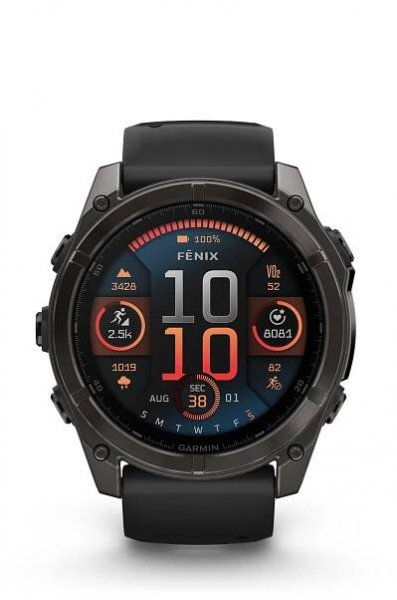 Garmin Fenix 8 51mm AMOLED, Titan Sapphire Carbon Gray | KOBRAS RUNLAB s.r.o.