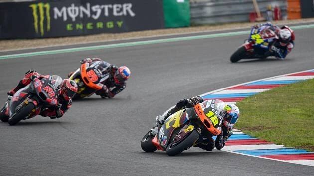 Velká cena v Brně: Salač zajel v deštěm ovlivněném tréninku Moto2 druhý čas