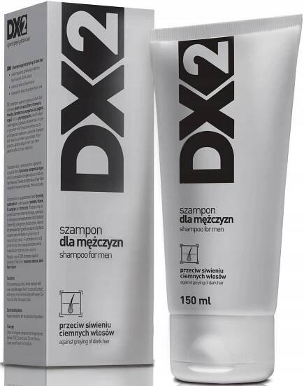 DX2 ŠAMPON PROTI ŠEDIVĚNÍ TMAVÝCH VLASŮ STŘÍBRNÁ TUBA 150 Ml