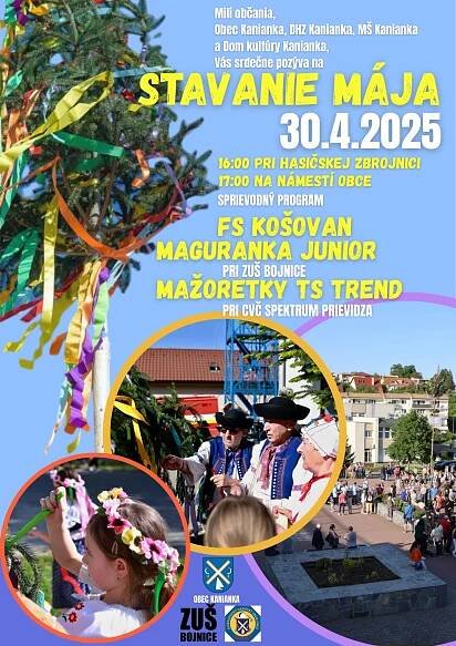 30.4.2025 Stavanie mája – Dom kultúry Kanianka