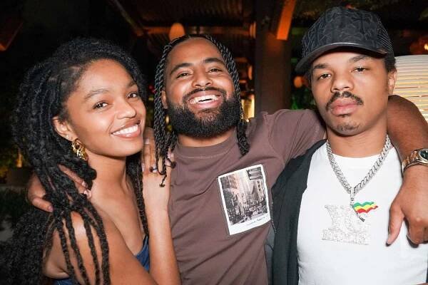 Selah Marley, Nico Marley, and YG Marley attend DJ Khaled's We The Best Golf Tournament Welcome Reception on December 04, 2024 in Miami, Florida.