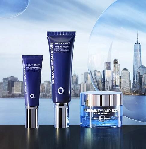 Germaine de Capuccini Excel Therapy O2 Set – pleťový krém pro suchou pleť 50 ml + oční krém 15 ml