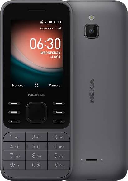90% nový Repasovaný Originální Nokia 6300 4G (2021) Mobilní telefon LTE 4G