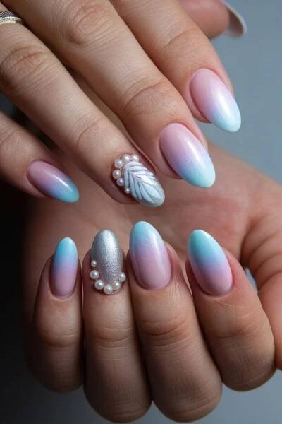 14 Stunning Blue Beach Nail Ideas That’ll Make Waves This Summer in 2025 - My Nail Gallery