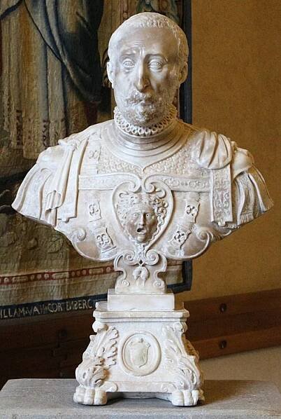 Büste des Ottavio Farnese, heute im Castello Sforzesco, Mailand