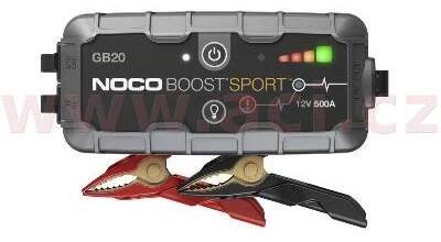 Startovací box + power banka, startovací proud 500 A, NOCO GENIUS BOOST SPORT GB20 (NOCO USA)