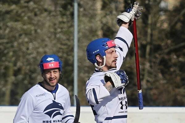 HBC Kladno - HBC Hostivař  4:1, EL hokejbalu - play off, 23 4. 2022