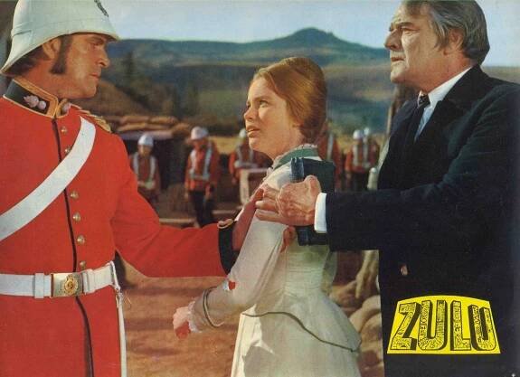 Stanley Baker, Ulla Jacobsson, Jack Hawkins - Zulu - Fotosky