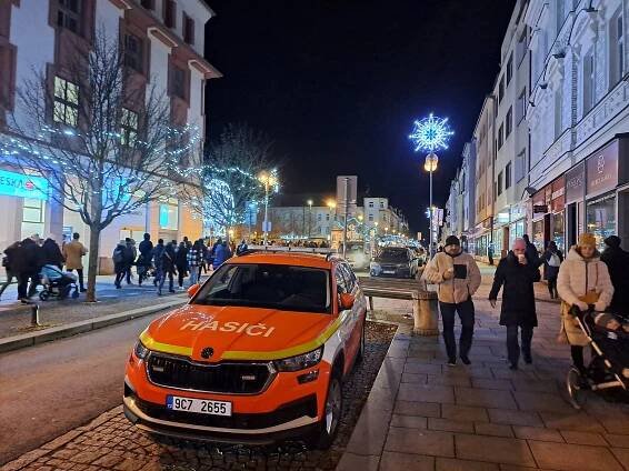 Pyroshow i obří andělé. Advent v Táboře začal už v pátek