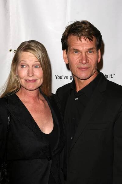Lisa Niemi with Patrick Swayze. 