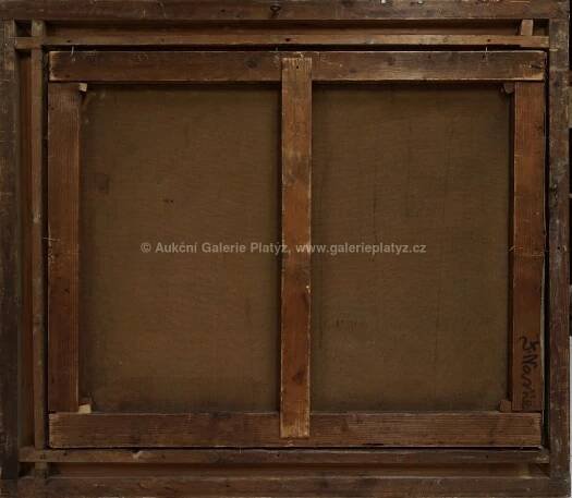 František Xaver Naske / Zahradní restaurace - detail aukce « Aukce « Aukční Galerie Platýz