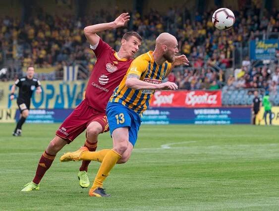SFC Opava - Dukla Praha 3:2, sobota 11. května 2019.