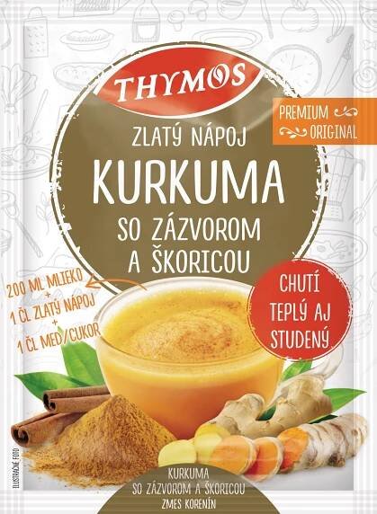Prem_Zlatý nápoj KURKUMA SO ZÁZVOROM A ŠKORICOU 30g