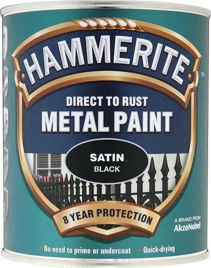 Hammerite přímo na rez matný 0,7 l, černý černý od 399 Kč