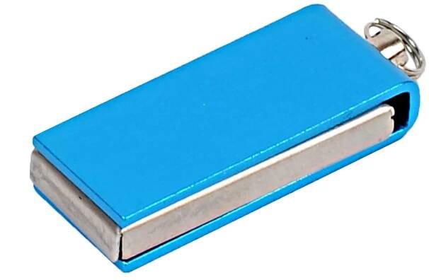 Mini USB flash disk PEROTE tyrkysová