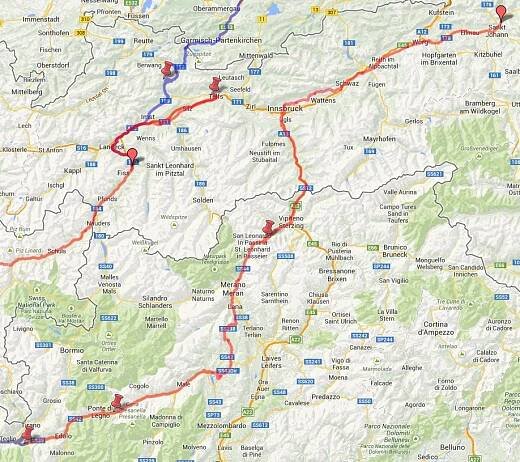 Fotogalerie 8 denní cesta do Monaka a zpět přes A, D, CH, F a I cestopis na motorce 