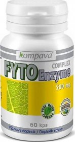 Obrázek Kompava Fyto Enzyme complex, 500 mg, 60 kapslí