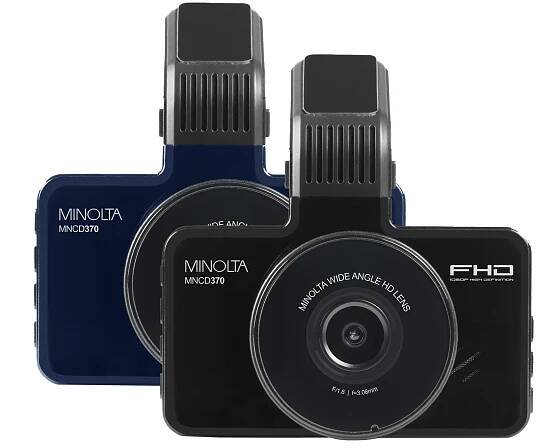 MNCD370 1080p Full HD Dash Camera w/3.0" LCD Monitor — Minolta Digital