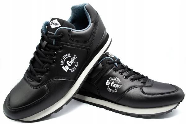 Pánské sportovní boty Lee Cooper 3073M Pohodlné tenisky černé, lehké 40 Délka stélky 26.5 cm