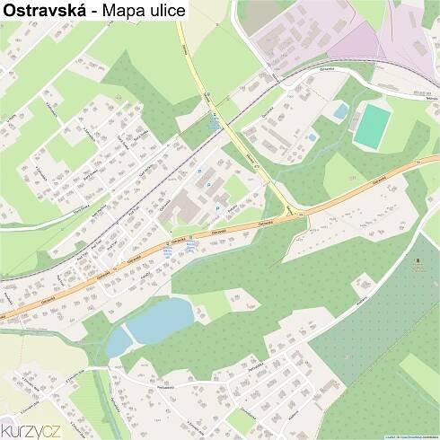 Ostravská - mapy | Kurzy.cz
