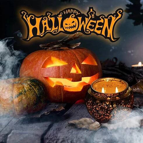 Pumpkin Shaped Scented Candles | Farmhouse Pumpkin Tweed（Sweet Pumpkin ）, Picture 5 large