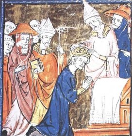 Karel I. Veliký - Korunovace Karla Velikého na císaře papežem Lvem III.
https://commons.wikimedia.org/w/index.php?curid=392062