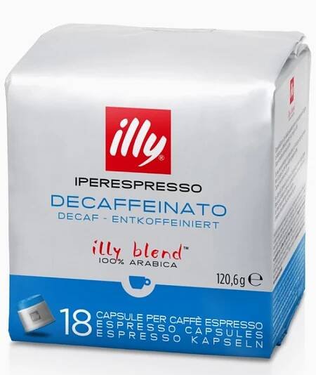 illy iperEspresso bez kofeinu