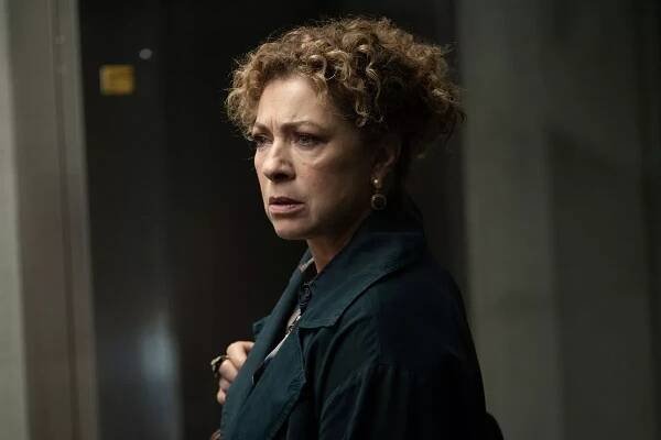 Alex Kingston plays Douglas' wife Sheila in the series - and has admitted that she based her character on a real-life person