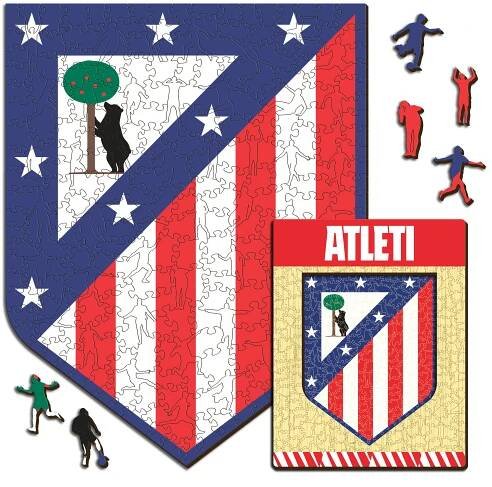 Atlético de Madrid® Logo - Wooden Puzzle