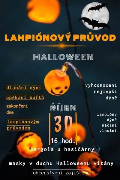 HALLOWEEN v Dlouhé Lhotě - Obec Dlouhá Lhota